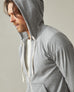 Men's Lightweight Full Zip - Dark Charcoal Heather